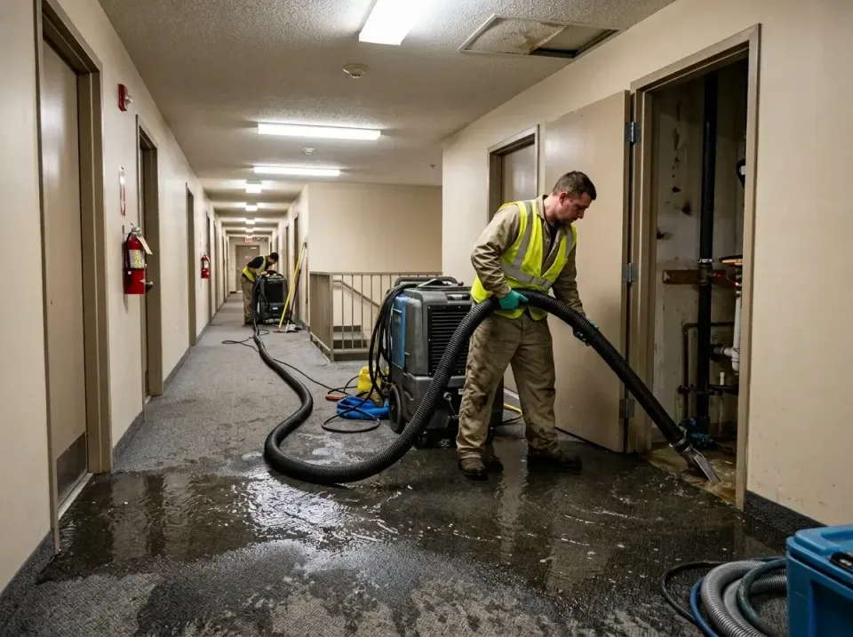multi-unit-apartment-hallway-f-005 — frequently asked questions, Emergency Burst Pipe Water Extraction & Removal in Ripon, WI
